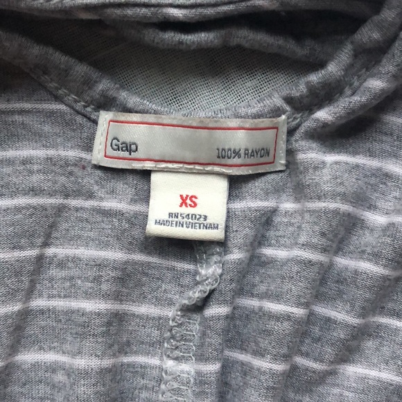 GAP Criss Cross Keyhole Back Striped HiLo Tank - Picture 2 of 8